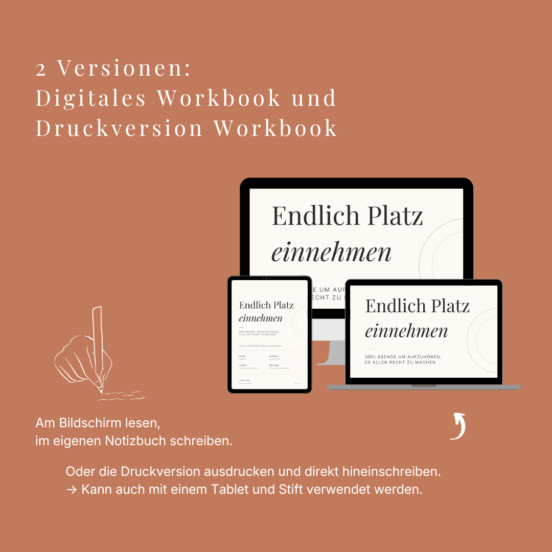 Endlich Platz einnehmen